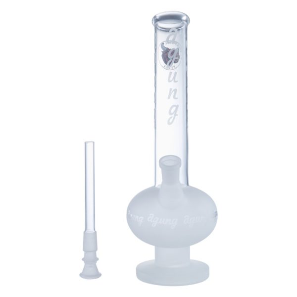 'Agungs' Angry Bull frosted Bubble Bong-Bong-Agung-7109-Cloudy Choices