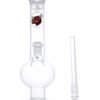 Angry Bull Large Glass Slider White-Bong-Agung-7112.White-Cloudy Choices