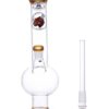 Angry Bull Large Glass Slider Amber-Bong-Agung-7112.Amber-Cloudy Choices