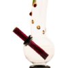 Premium Medium Bong With Red 4D Bumps Design-Bong-DD-5205.Red-Cloudy Choices