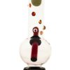 Premium Medium Bong With Red 4D Bumps Design-Bong-DD-5205.Red-Cloudy Choices