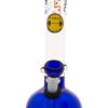 Blue Glass Design with Gromet & Glass Stem-Bong-DD-5816.Blue-Cloudy Choices